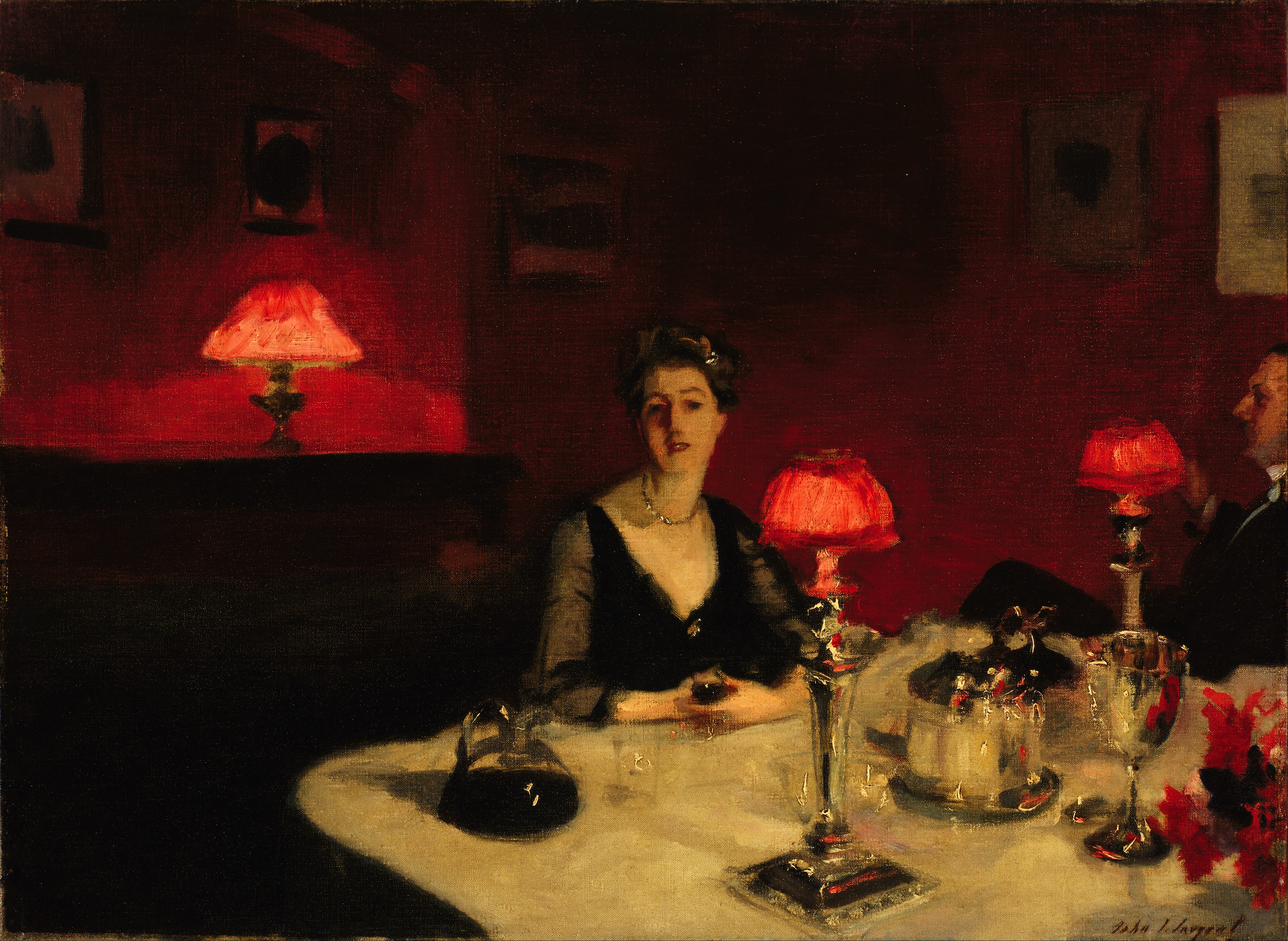 John_Singer_Sargent_-_Le_verre_de_porto_(A_Dinner_Table_at_Night)_-_Google_Art_Project
