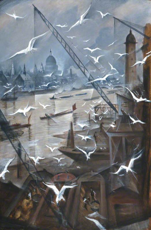 Nevinson, Christopher Richard Wynne, 1889-1946; London, Winter
