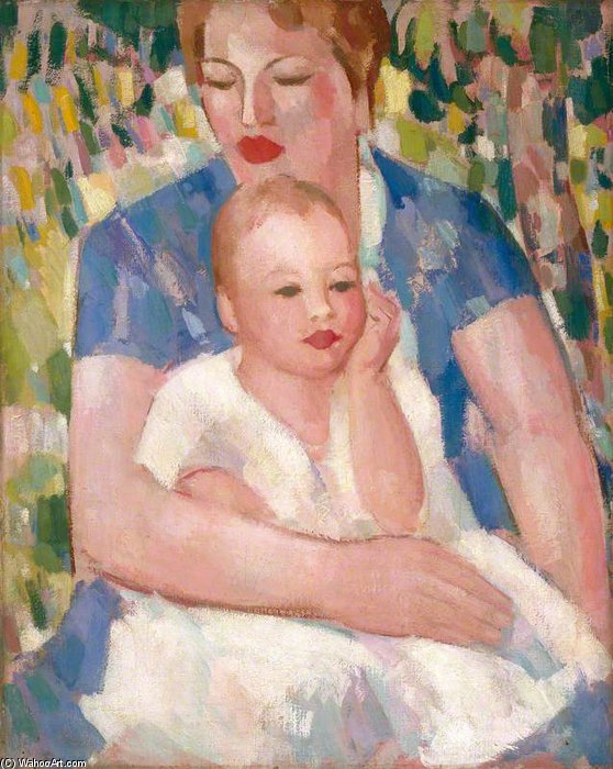 John+Duncan+Fergusson-Mother+And+Child