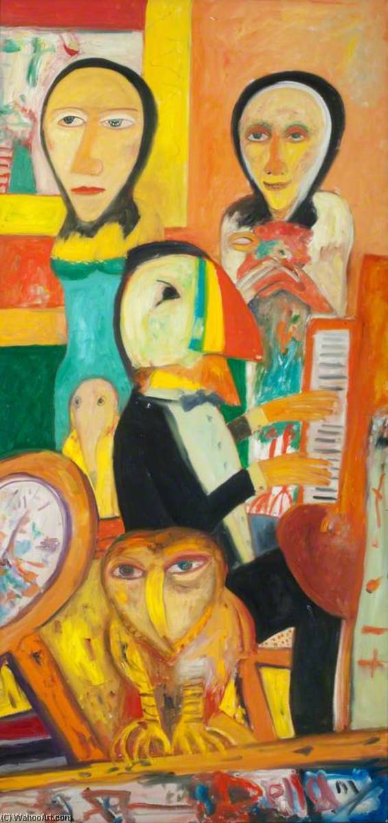 John-Bellany-Idyllic-Childhood-Memories-triptych-right-panel-