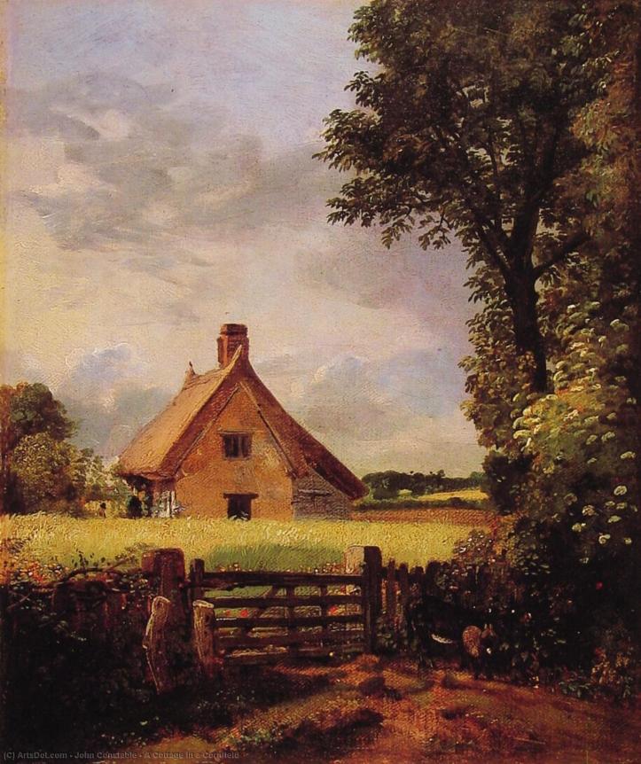 John-constable-a-cottage-in-a-cornfield