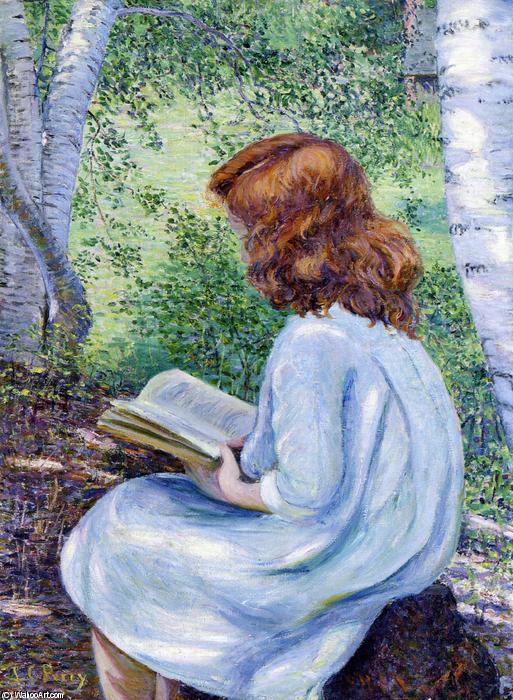 Lilla-Cabot-Perry-Child-with-Red-Hair-Reading
