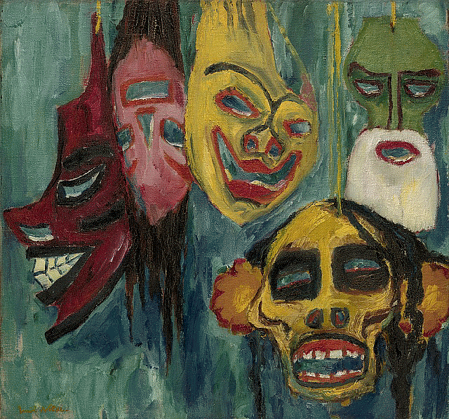 Masks_by_Emil_Nolde_(German,_1911)