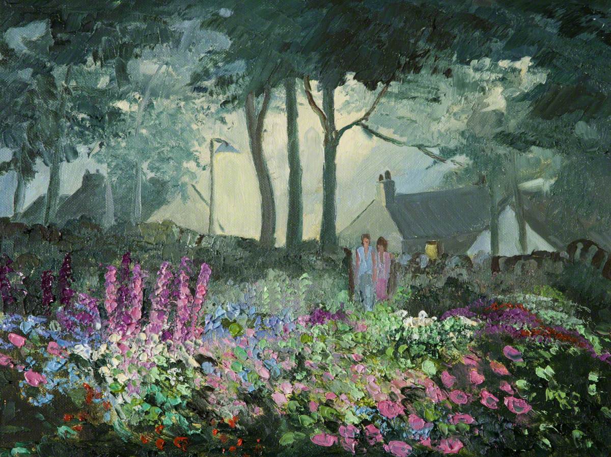 Sutherland, Irene; Garden at Night